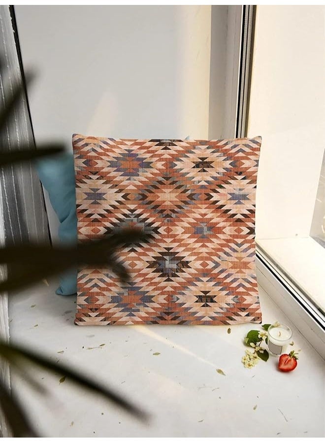 amazing.EGP THE PACK - Natural Luxury Throw Pillow Covers, Geometric Pattern Pillowcase Plush Design Decoration Home Bed Pillowcase [45x45 cm] (without filling) - Image 4